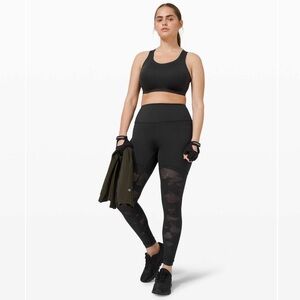 LULULEMON | Sheer will high rise leggings 28“ camo